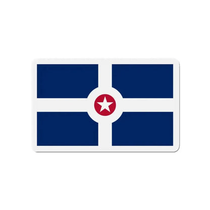 Flag of Indianapolis - Refrigerator Magnet - The Sticker Space