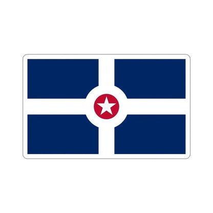 Flag of Indianapolis USA STICKER Vinyl Die-Cut Decal - The Sticker Space
