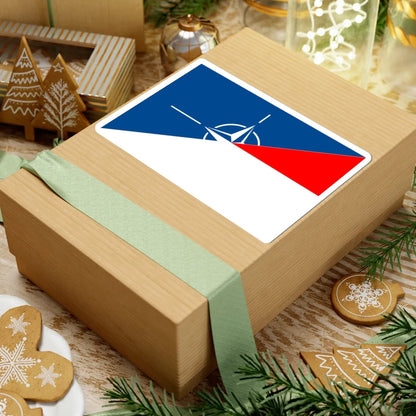 Flag of Indonesia and NATO (Indonesia) STICKER Vinyl Kiss-Cut Decal - The Sticker Space