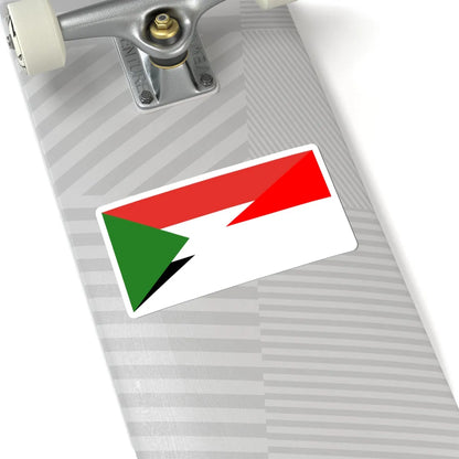Flag of Indonesia and Sudan (Indonesia) STICKER Vinyl Kiss-Cut Decal - The Sticker Space