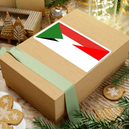 Flag of Indonesia and Sudan (Indonesia) STICKER Vinyl Kiss-Cut Decal - The Sticker Space