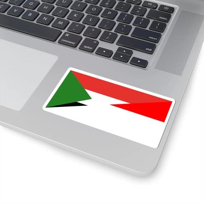 Flag of Indonesia and Sudan (Indonesia) STICKER Vinyl Kiss-Cut Decal - The Sticker Space