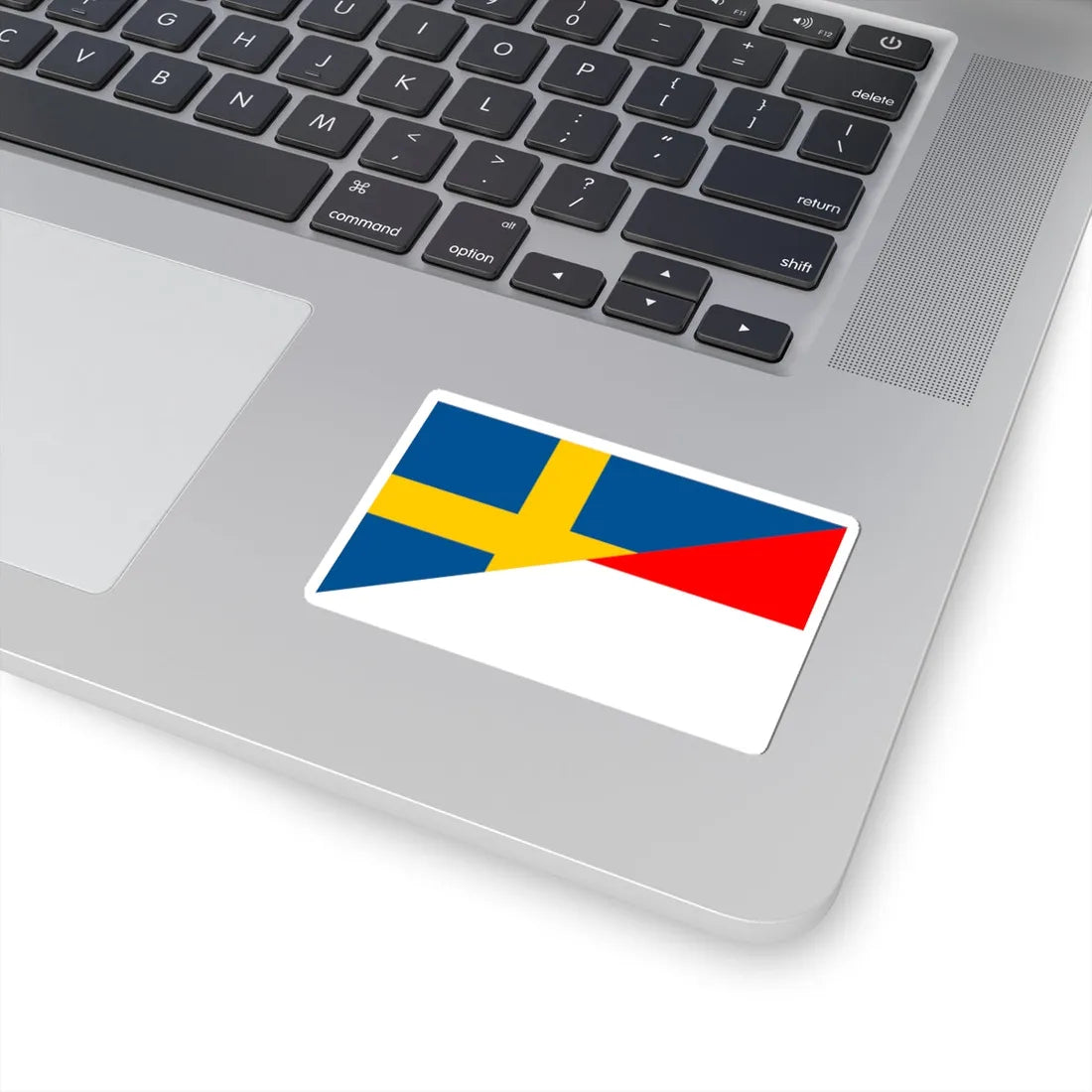 Flag of Indonesia and Sweden (Indonesia) STICKER Vinyl Kiss-Cut Decal - The Sticker Space