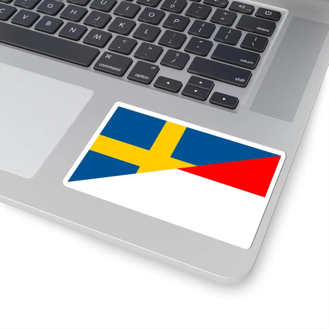 Flag of Indonesia and Sweden (Indonesia) STICKER Vinyl Kiss-Cut Decal - The Sticker Space
