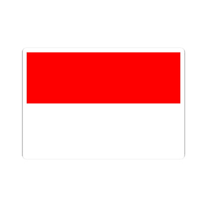 Flag of Indonesia (Indonesia) STICKER Vinyl Kiss-Cut Decal 2 Inch White - The Sticker Space