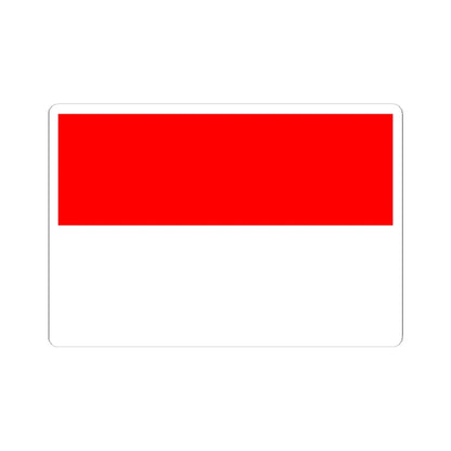 Flag of Indonesia (Indonesia) STICKER Vinyl Kiss-Cut Decal 6 Inch White - The Sticker Space
