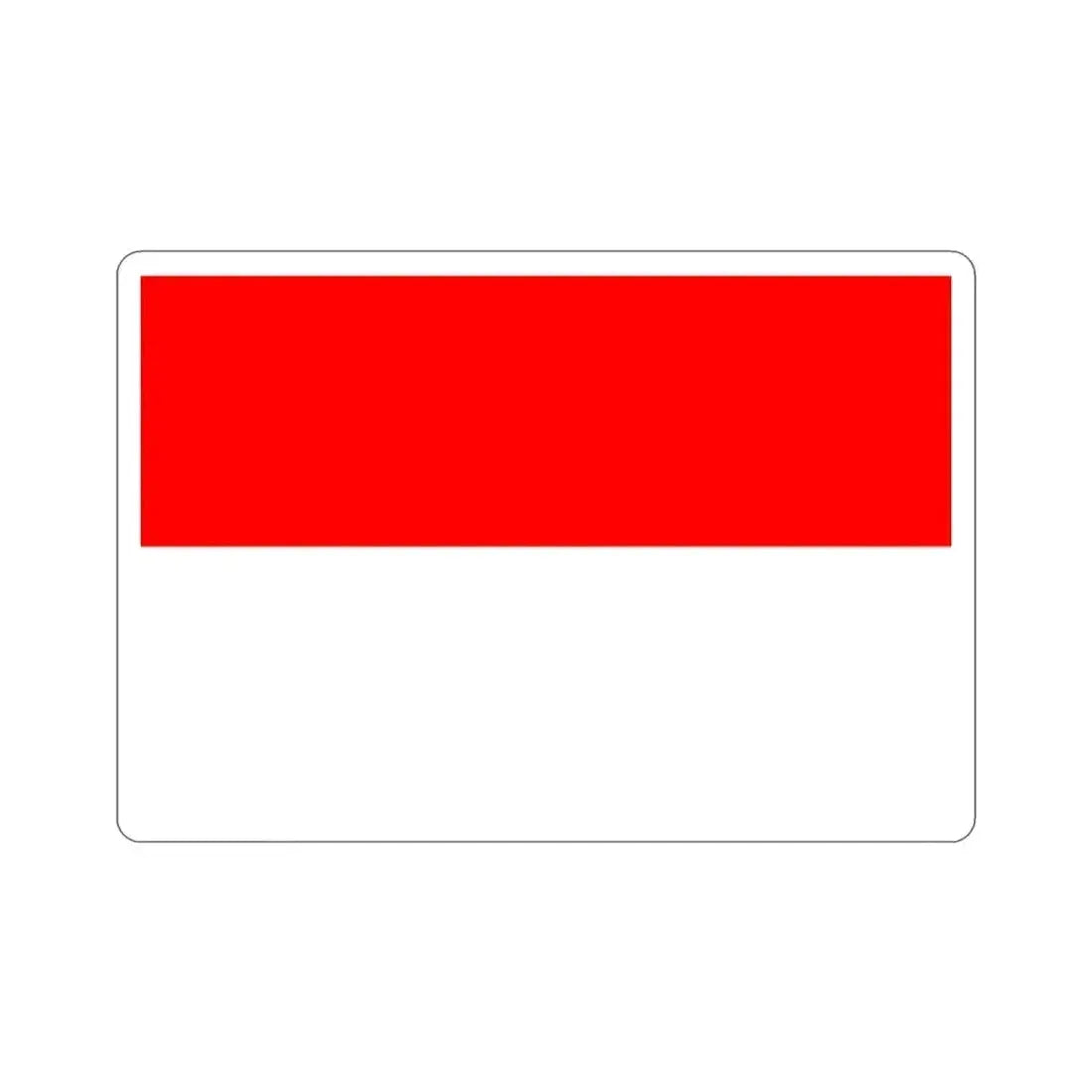 Flag of Indonesia STICKER Vinyl Die-Cut Decal 2 Inch - The Sticker Space