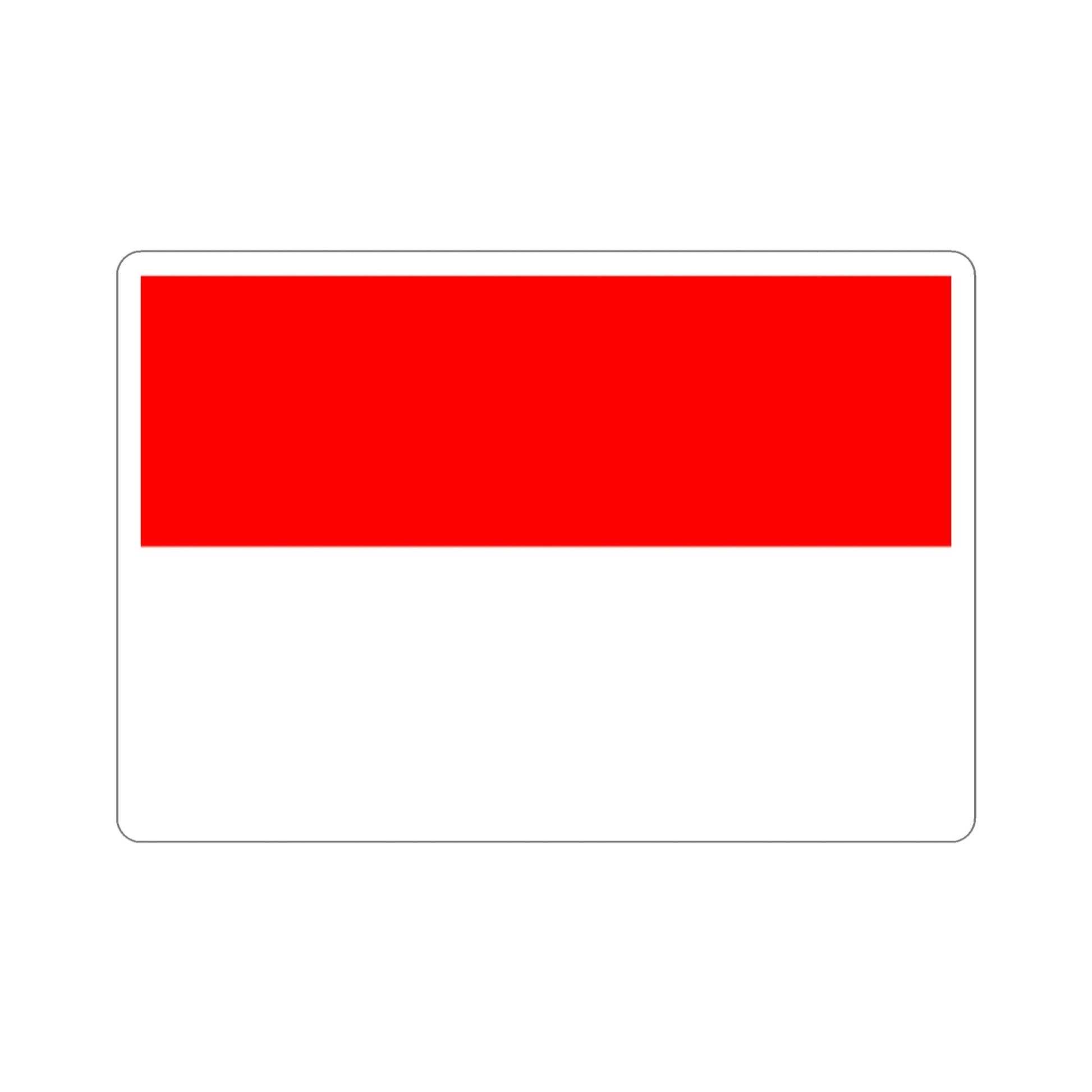 Flag of Indonesia STICKER Vinyl Die-Cut Decal-2 Inch-The Sticker Space