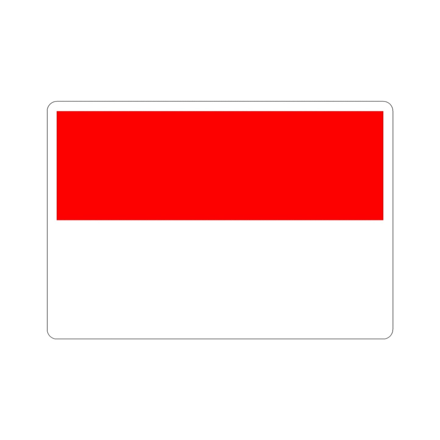 Flag of Indonesia STICKER Vinyl Die-Cut Decal-3 Inch-The Sticker Space