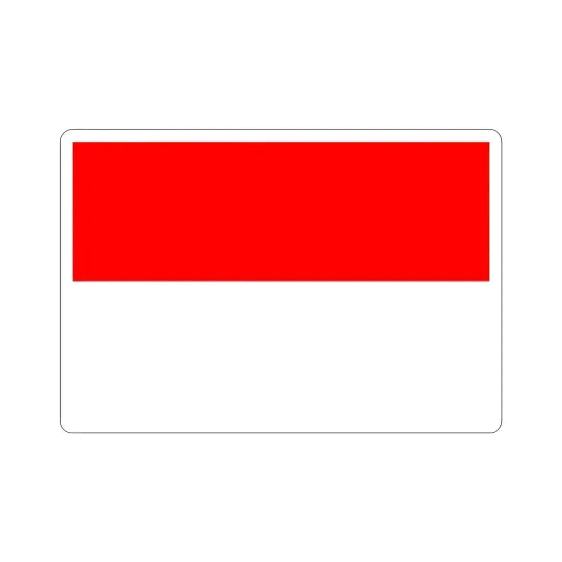 Flag of Indonesia STICKER Vinyl Die-Cut Decal 3 Inch - The Sticker Space