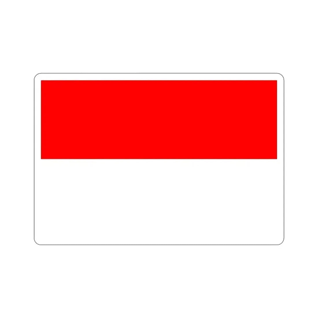 Flag of Indonesia STICKER Vinyl Die-Cut Decal 5 Inch - The Sticker Space