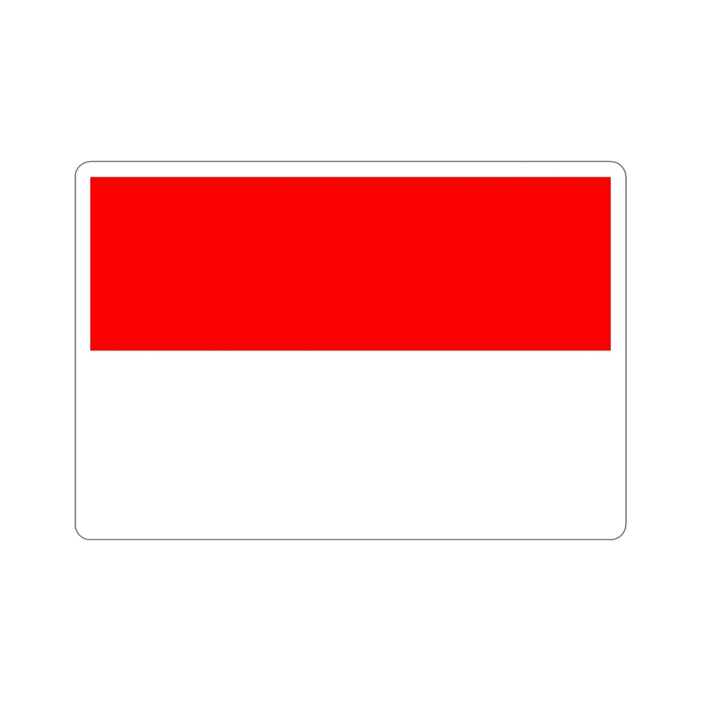 Flag of Indonesia STICKER Vinyl Die-Cut Decal-6 Inch-The Sticker Space