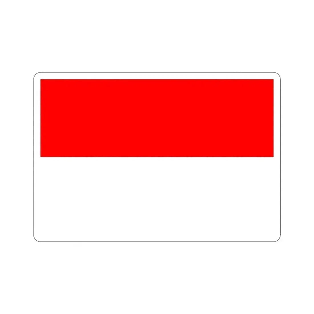 Flag of Indonesia STICKER Vinyl Die-Cut Decal 6 Inch - The Sticker Space
