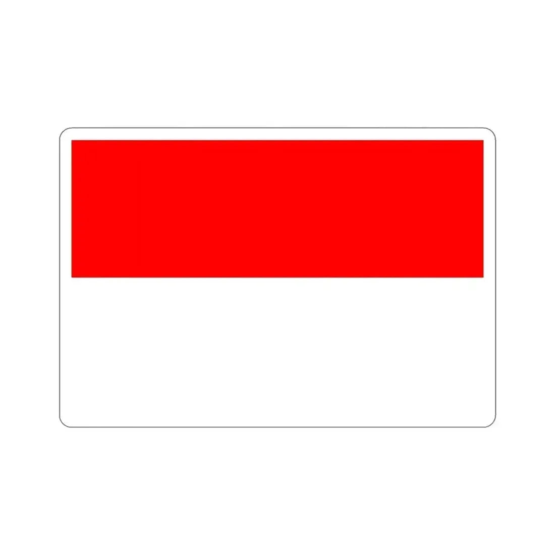 Flag of Indonesia STICKER Vinyl Die-Cut Decal - The Sticker Space