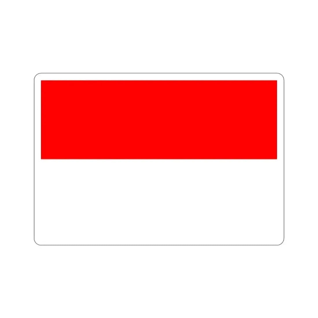 Flag of Indonesia STICKER Vinyl Die-Cut Decal - The Sticker Space