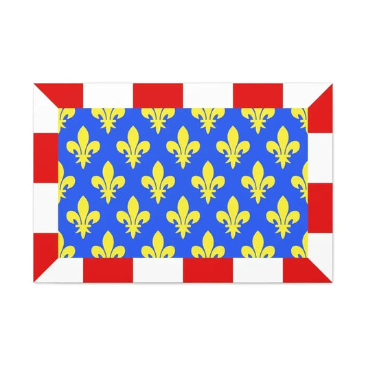 Flag of Indre et Loire France - Canvas Wall Art 36" x 24" 1.25" - The Sticker Space