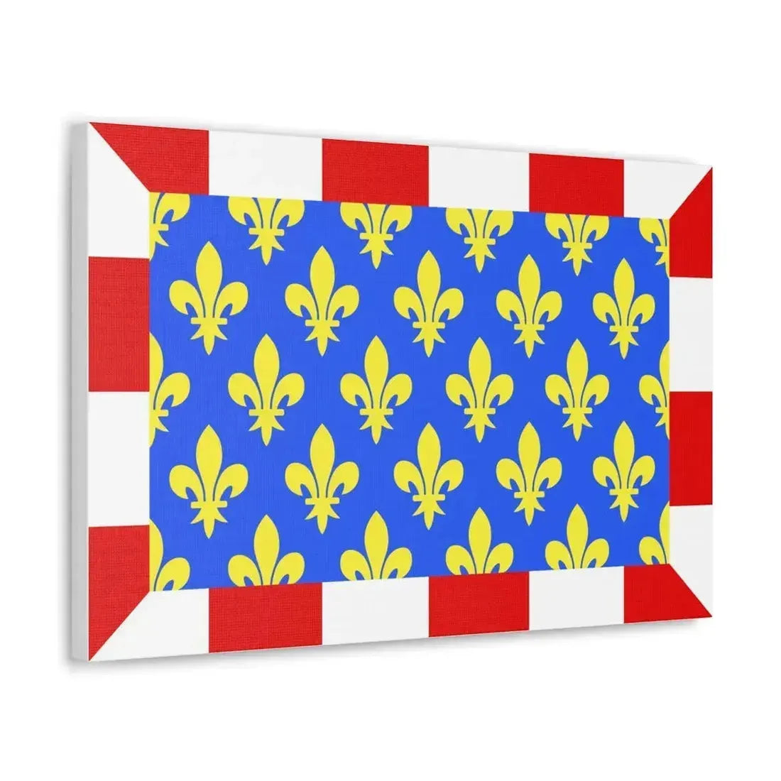 Flag of Indre et Loire France - Canvas Wall Art - The Sticker Space