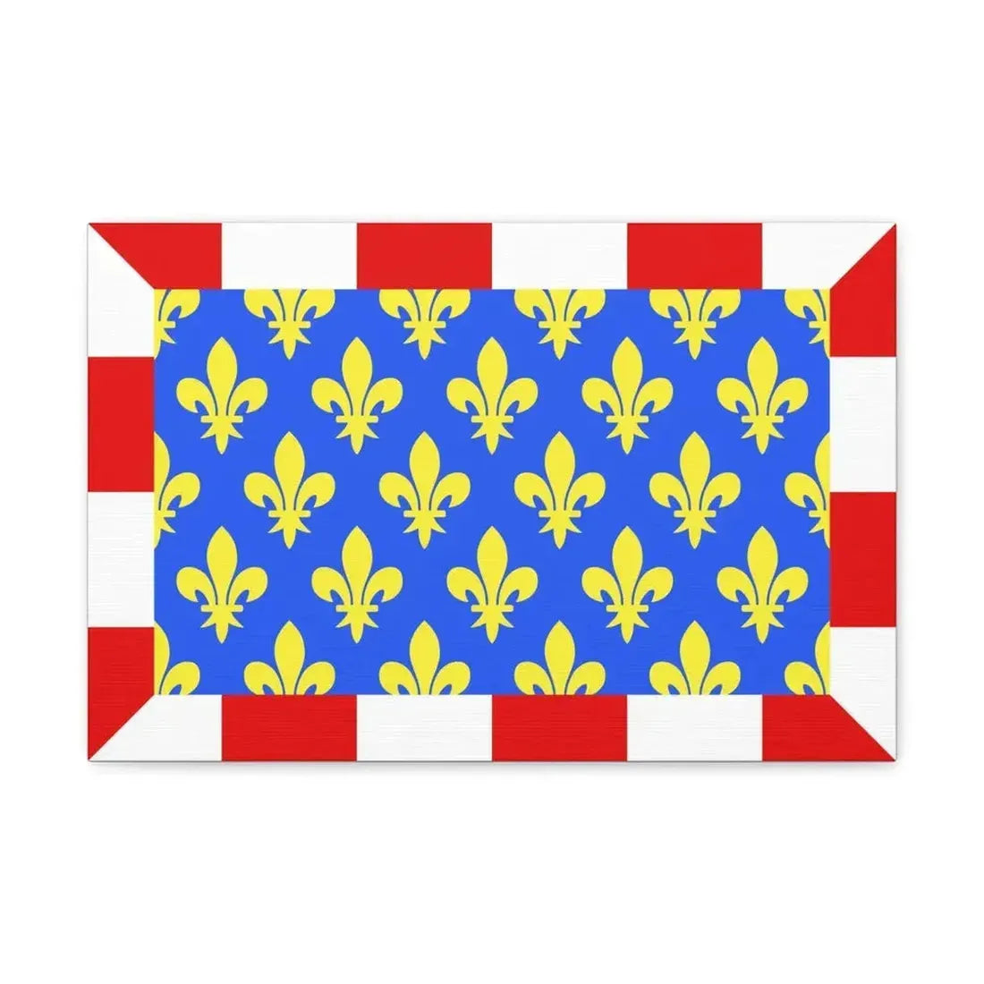 Flag of Indre et Loire France - Canvas Wall Art - The Sticker Space