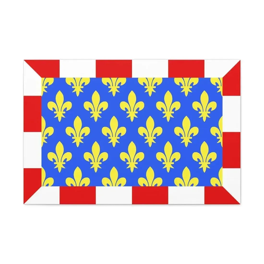Flag of Indre et Loire France - Canvas Wall Art - The Sticker Space