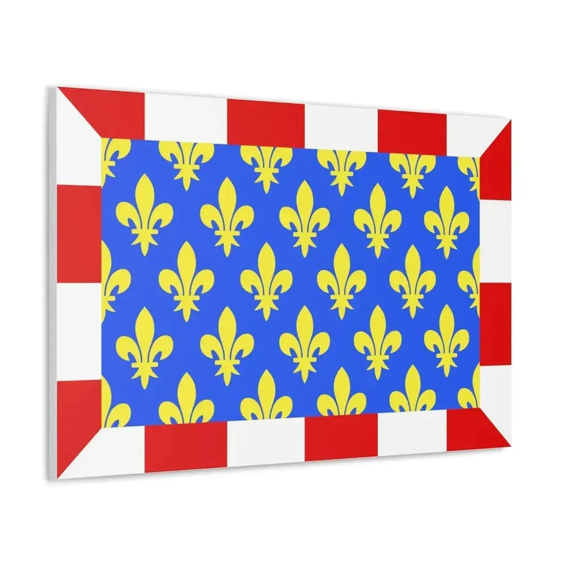 Flag of Indre et Loire France - Canvas Wall Art - The Sticker Space