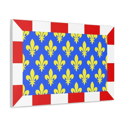Flag of Indre et Loire France - Canvas Wall Art - The Sticker Space