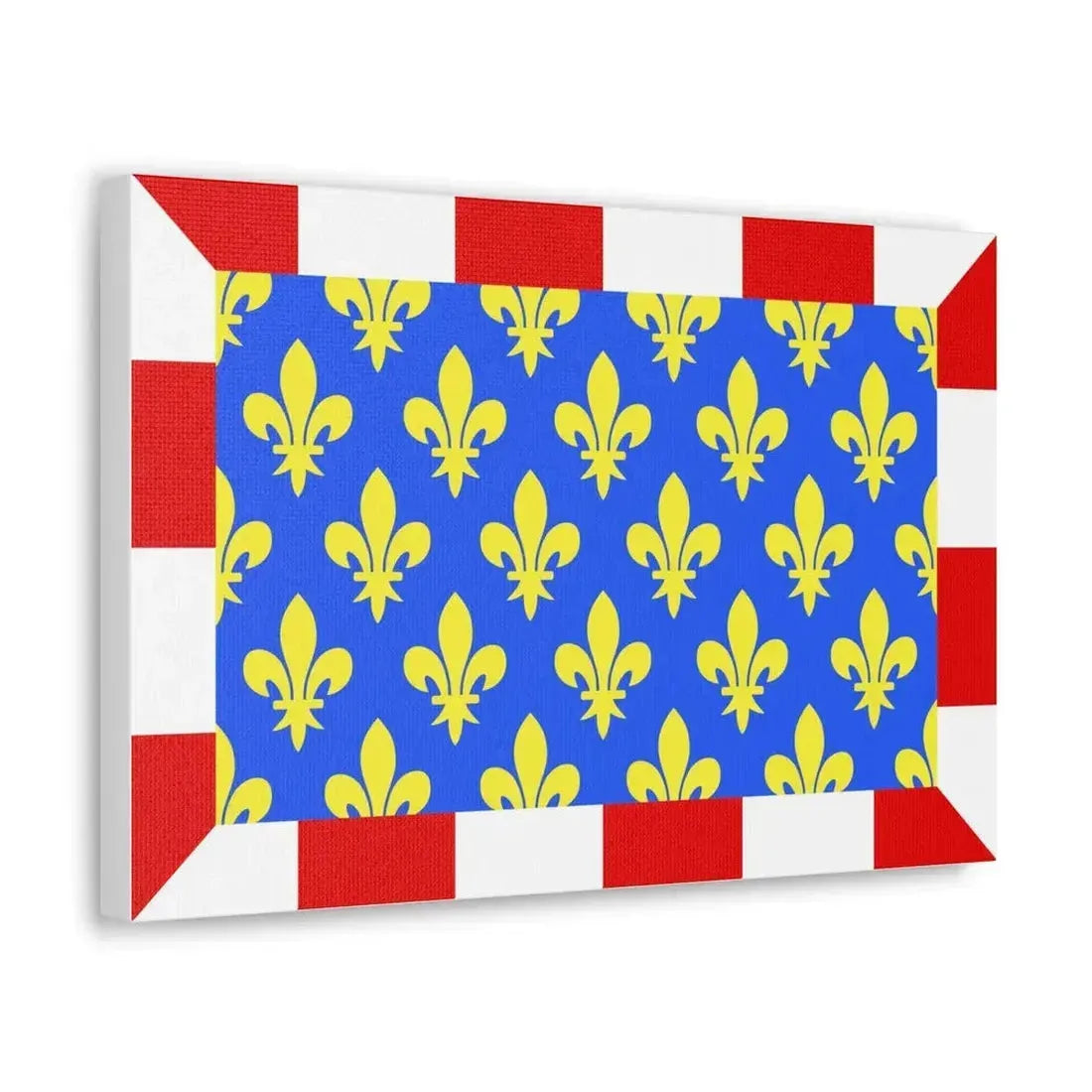 Flag of Indre et Loire France - Canvas Wall Art - The Sticker Space