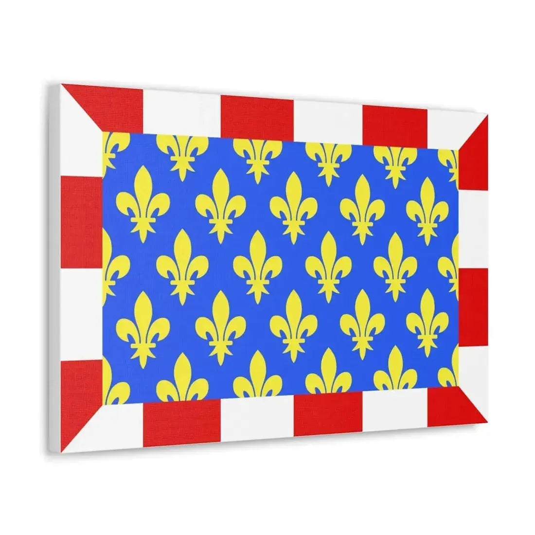 Flag of Indre et Loire France - Canvas Wall Art - The Sticker Space