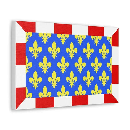 Flag of Indre et Loire France - Canvas Wall Art - The Sticker Space