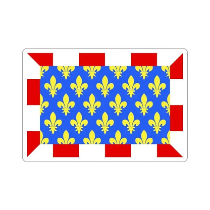 Flag of Indre et Loire France STICKER Vinyl Die-Cut Decal 3 Inch - The Sticker Space