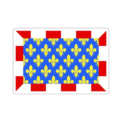 Flag of Indre et Loire France STICKER Vinyl Die-Cut Decal 3 Inch - The Sticker Space