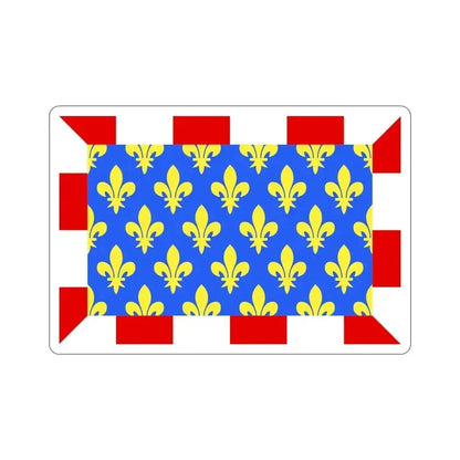 Flag of Indre et Loire France STICKER Vinyl Die-Cut Decal 4 Inch - The Sticker Space