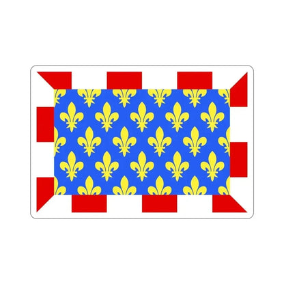 Flag of Indre et Loire France STICKER Vinyl Die-Cut Decal 4 Inch - The Sticker Space