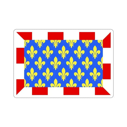 Flag of Indre et Loire France STICKER Vinyl Die-Cut Decal 5 Inch - The Sticker Space