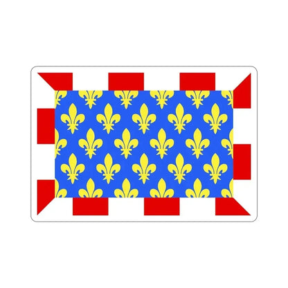 Flag of Indre et Loire France STICKER Vinyl Die-Cut Decal 5 Inch - The Sticker Space