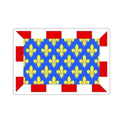 Flag of Indre et Loire France STICKER Vinyl Die-Cut Decal 6 Inch - The Sticker Space