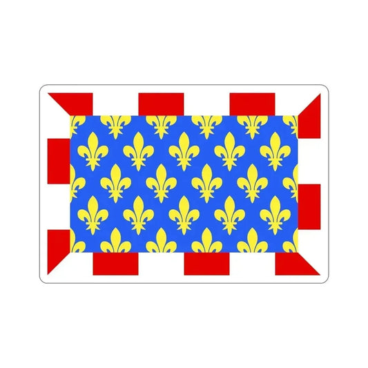 Flag of Indre et Loire France STICKER Vinyl Die-Cut Decal 6 Inch - The Sticker Space