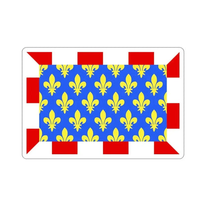 Flag of Indre et Loire France STICKER Vinyl Die-Cut Decal - The Sticker Space