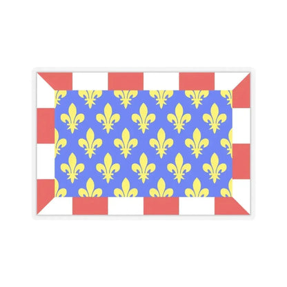 Flag of Indre et Loire France - STICKER Vinyl Kiss-Cut Decal 3 Inch Transparent - The Sticker Space