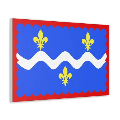 Flag of Indre France - Canvas Wall Art - The Sticker Space