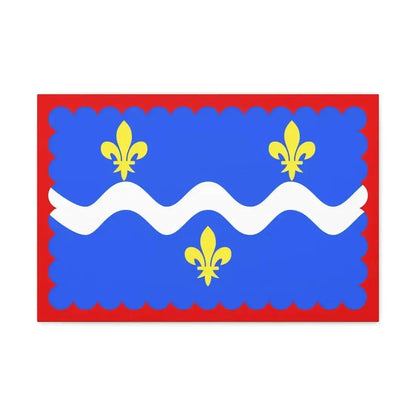 Flag of Indre France - Canvas Wall Art - The Sticker Space