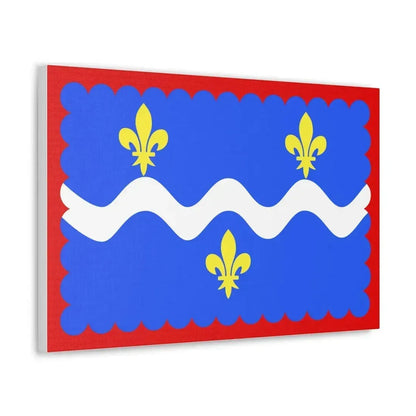 Flag of Indre France - Canvas Wall Art - The Sticker Space