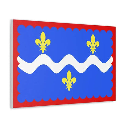 Flag of Indre France - Canvas Wall Art - The Sticker Space
