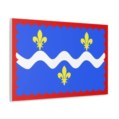 Flag of Indre France - Canvas Wall Art - The Sticker Space