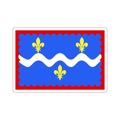 Flag of Indre France STICKER Vinyl Die-Cut Decal 2 Inch - The Sticker Space