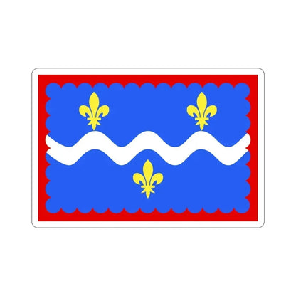 Flag of Indre France STICKER Vinyl Die-Cut Decal 3 Inch - The Sticker Space