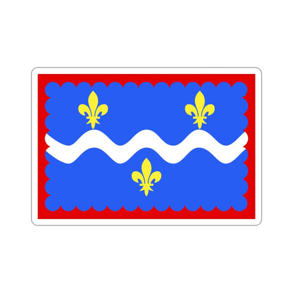 Flag of Indre France STICKER Vinyl Die-Cut Decal-4 Inch-The Sticker Space