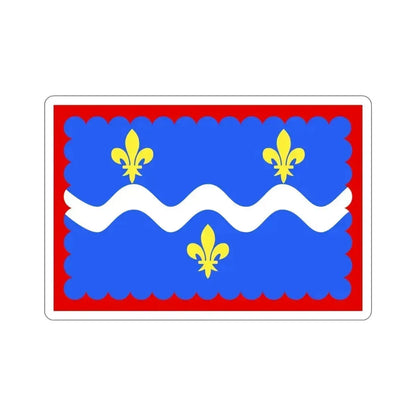 Flag of Indre France STICKER Vinyl Die-Cut Decal 4 Inch - The Sticker Space