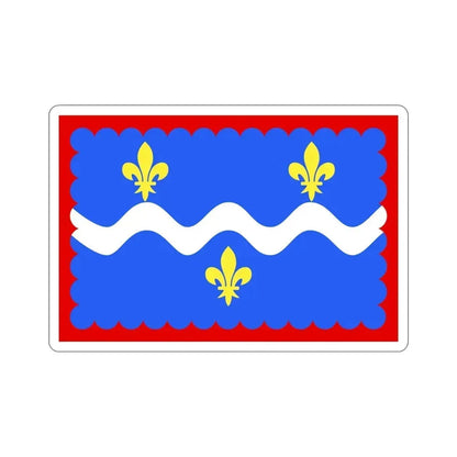 Flag of Indre France STICKER Vinyl Die-Cut Decal 4 Inch - The Sticker Space