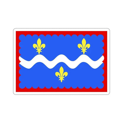 Flag of Indre France STICKER Vinyl Die-Cut Decal 5 Inch - The Sticker Space