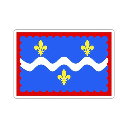 Flag of Indre France STICKER Vinyl Die-Cut Decal 5 Inch - The Sticker Space